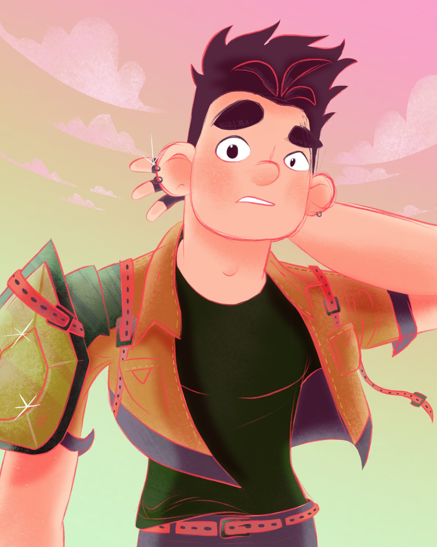 Dan, a concerned expression