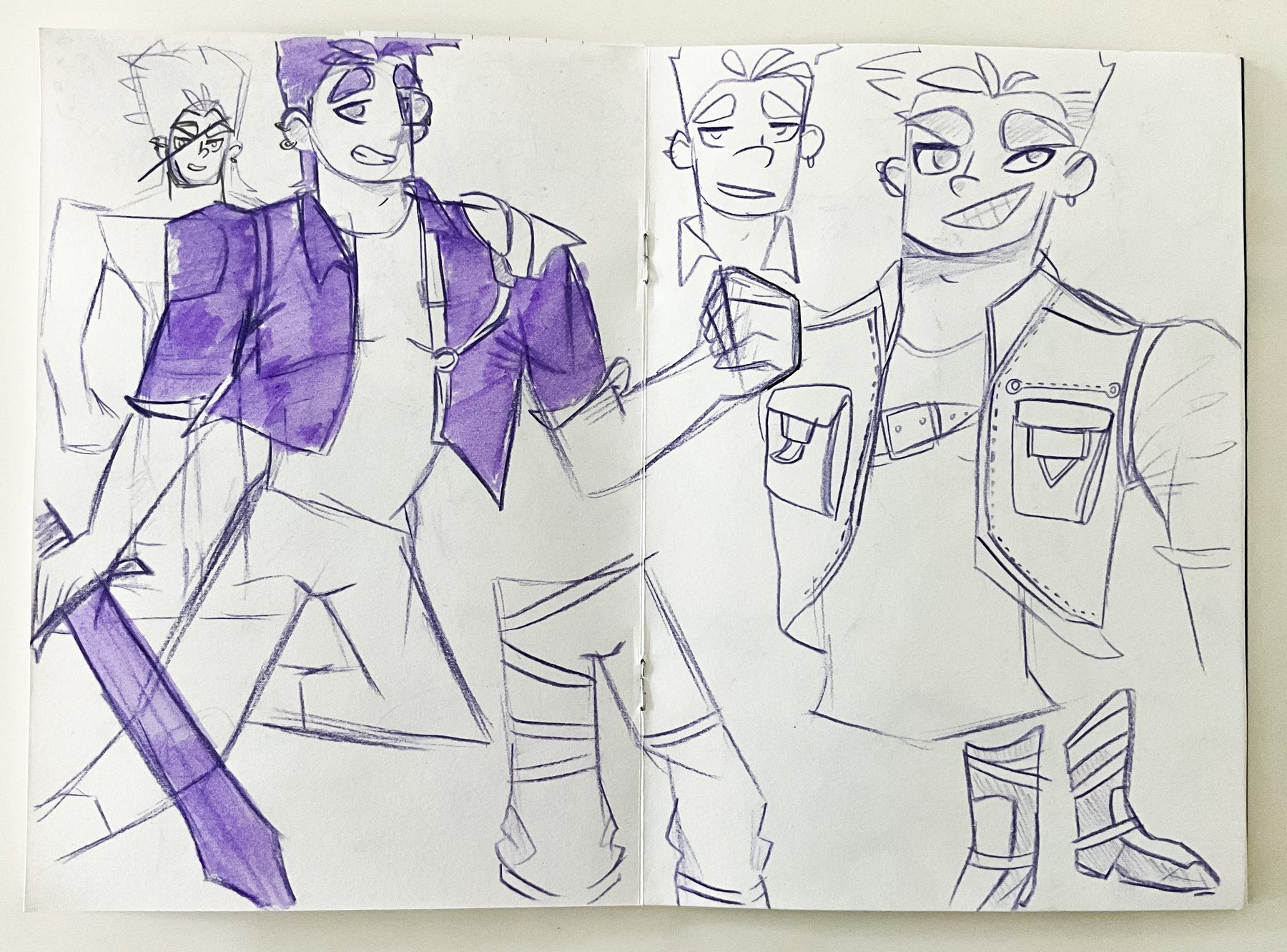 Sketches for the new adventurous Dan