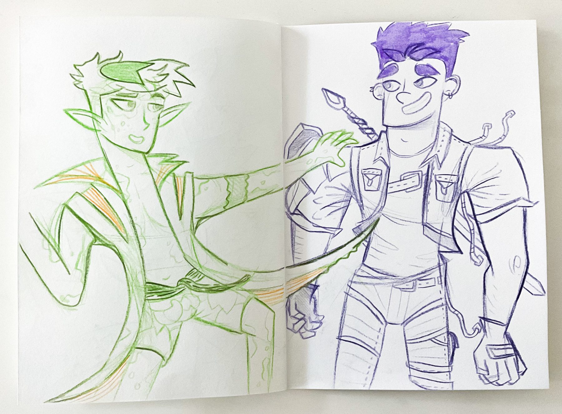 Sketches for the new adventurous Dan