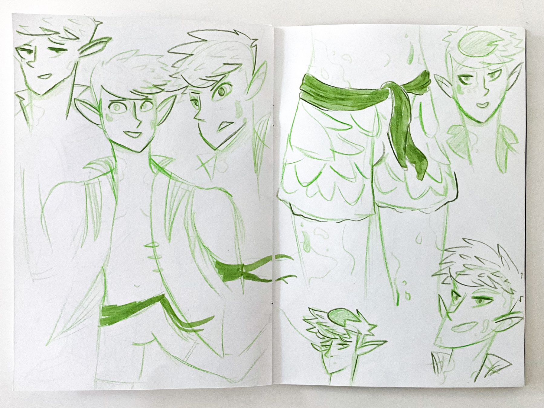 Concept sketches for the new Koi