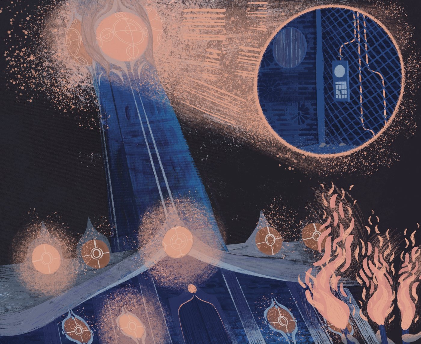 Finished page: the tower that lights the city