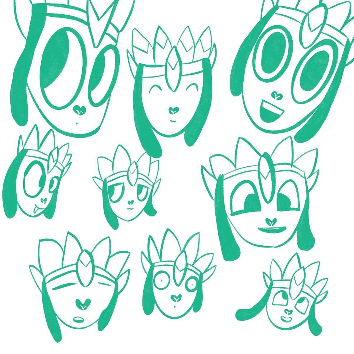 Pango Lo face studies